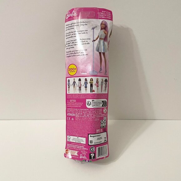 Barbie Careers Pop Star You Can Be Anything Doll Purple Hair Damaged Box - Picture 10 of 13